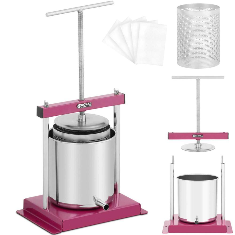 Tryck på Squeezer för frukt. Handjuice 5 l + 5 påsar Tryck på Squeezer för frukt. Handjuice 5 l + 5 påsar