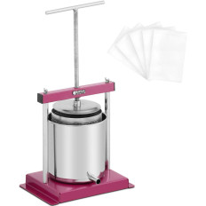 Pritisnite Squeezer za sadje. Ročni sok 5 L + 5 vrečk