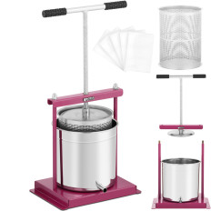 Πατήστε Squeezer για φρούτα. Χειροποίητο χυμό 12 l + 5 σακούλες