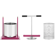 Press Squeezer pro ovoce. Ručně vyrobené šťávy 12 l + 5 pytlů