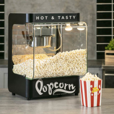 Maskin för popcorn 4-5 kg / h 1,2 l svart