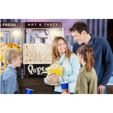 Maskin för popcorn 4-5 kg / h 1,2 l svart