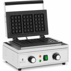 Ristkülikukujuline vahvel 3 Belgia Waffles Teflon 1500 W