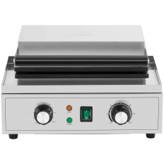 Waffle retangular em 3 waffles belgas Teflon 1500 W