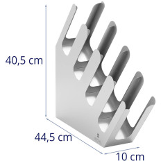 Stand Organizer on cups and takeaway coffins-4 compartments