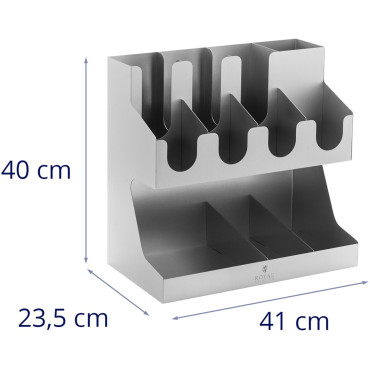 Stand Organizer uz krūzes Light maisītāji Kafijas cukurs - 11 Nodalītie