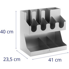 Stand Organizer uz krūzes Light maisītāji Kafijas cukurs - 11 Nodalītie