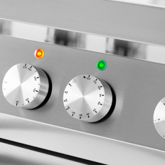 Elektriskt kök 6 brännare med konvektionsugn och 400 V 15600 skåp