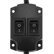 Bar Barberski Barber Barber Barber Back Backlit 38 cm - Plateado