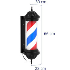 Bar Barber Barber Barber Barber Rotary field backlit 38 cm - black