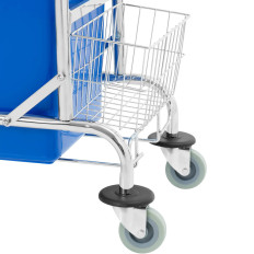 Limpieza de pisos de limpieza de carretillas con un cubo y un exprimidor de 30 l