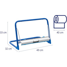 Suporte. Suporte para limpador. Parede. 40 cm. 50 cm a 5 kg