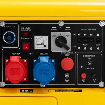 Enerģijas ģenerators Dīzeļģenerators 16 L 240/400 V 6000 AVR