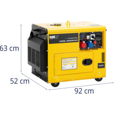 Teljesítménygenerátor Diesel Generator 16 L 240/400 V 6000 AVR-ben