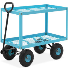 Trasporto Garden Trolley 2 livelli dalla griglia fino a 150 kg