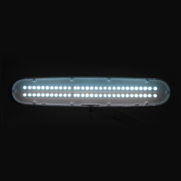 Luminária de oficina LED Elegant 801 l com suporte de mesa e intensidade de luz branca ajustável — vista frontal