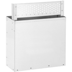 Muur asbak met verwijderbare container gesloten met 30 x 23 x 8 cm