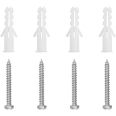 Vegg askebeger med flyttbar beholder lukket med 30 x 23 x 8 cm