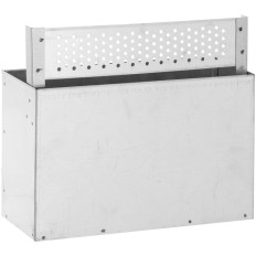 Cenicero de pared con recipiente extraíble cerrado con una llave 26 x 25 x 9 cm