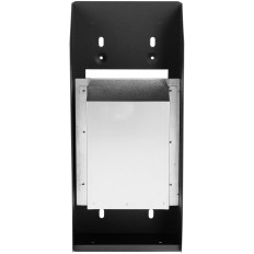 Vegg askebeger med flyttbar beholder lukket med 30 x 14 x 6 cm