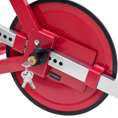 Blocking anti-theft protection on a circle universal round