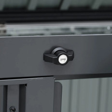 Kryt skříně pro 2 koše pro kbelíky odpadků 240 l kov