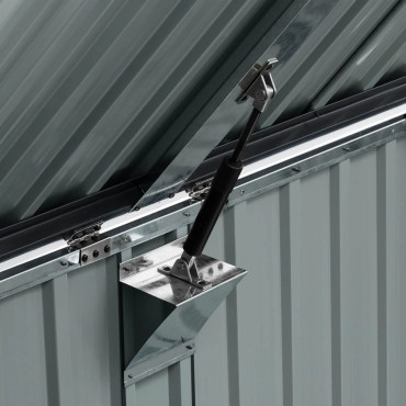 Būsto dangtelis 2 krepšiai už šiukšlių kaušus 240 l Metalinė