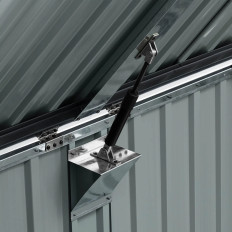 Cobertura de habitação para 2 cestas para baldes de lixo 240 l metal