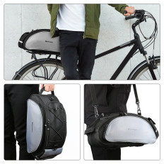 Bicykel Bag na kmeni s ramenným popruhom 13L čierny