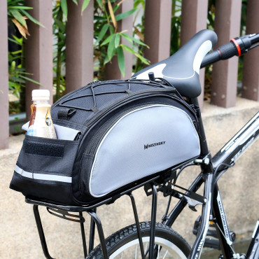 Bicykel Bag na kmeni s ramenným popruhom 13L čierny