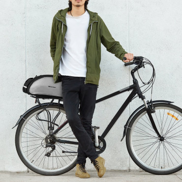 Bicykel Bag na kmeni s ramenným popruhom 13L čierny