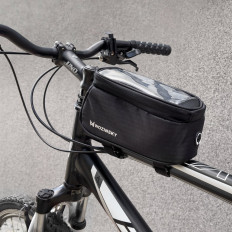 Taška na telefóne na bicykli na ráme pre telefón pre 64 palcov 1.5L čierne