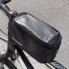 Saco no telefone em um quadro de bicicleta no quadro para telefone para 64 polegadas 1.5L preto