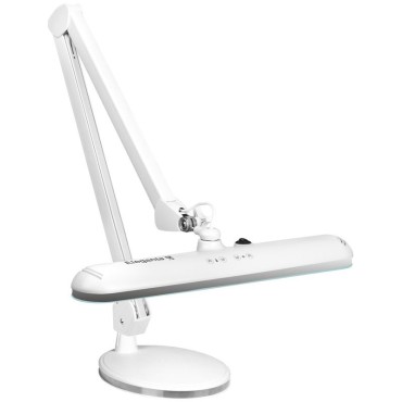 Elegant 801-tl LED-arbetslampa med justerbar vit ljusstyrka och färgtemperatur — sidosida
