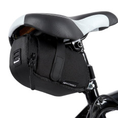 Bolsa de bicicleta pequeña debajo de la silla de silla de negro 0.6 l