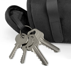 Bolsa de bicicleta pequena sob a sela 0.6 l preto