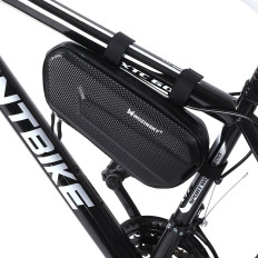 Bolsa de bicicleta em um quadro de bicicleta 1,5 l preto