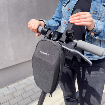 Vodoodporna ročaja Scooter torba na skuterju 4L črni