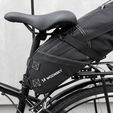 Warty Bicycle Bag pod zadostuje stranski torbi za 12 l črna