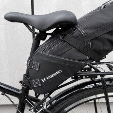 Warty Bicycle Bag pod zadostuje stranski torbi za 12 l črna