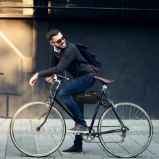 Bicykel Bag na bicykli 1,5 l čierny