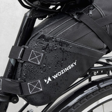 Warty Bicycle Bag pod zadostuje stranski torbi za 12 l črna