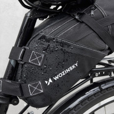 Sac de vélo Warty sous le sac latéral suffit de 12 L noir