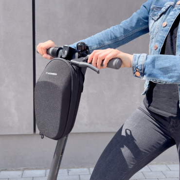Vodoodporna ročaja Scooter torba na skuterju 4L črni
