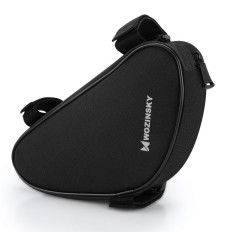 Borsa per biciclette su una cornice per biciclette 1,5 l Nero