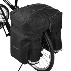 Warty Bicycle Bag 60 l na trupu + Črni dežni plašč