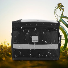 Bicykelová taška na volante s prípadom 2 l Black