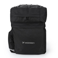 Warty Bicycle Bag 60 l na trupu + Črni dežni plašč