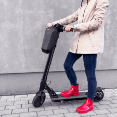 Sac à scooter de scooter à bandeau imperméable 4 l noir