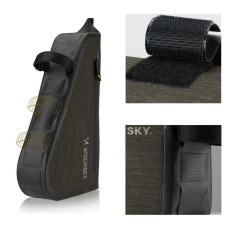 Bicycle bag on a frame of 5 L Gray